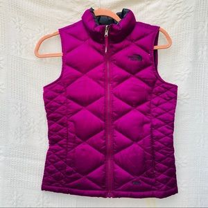 The North Face Puffer Vest Purple Sz M 10/12